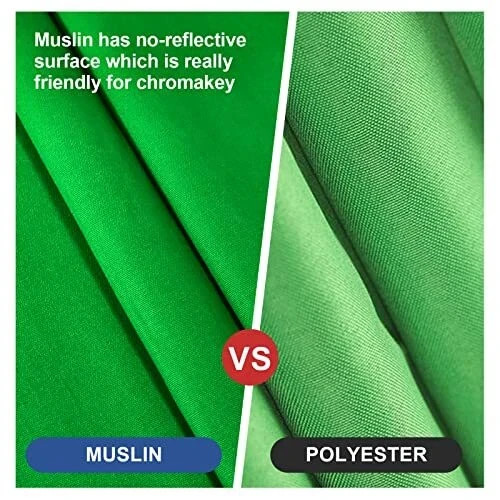 Green Screen Backdrop Photography Greenscreen Background for Streaming Zoom S…