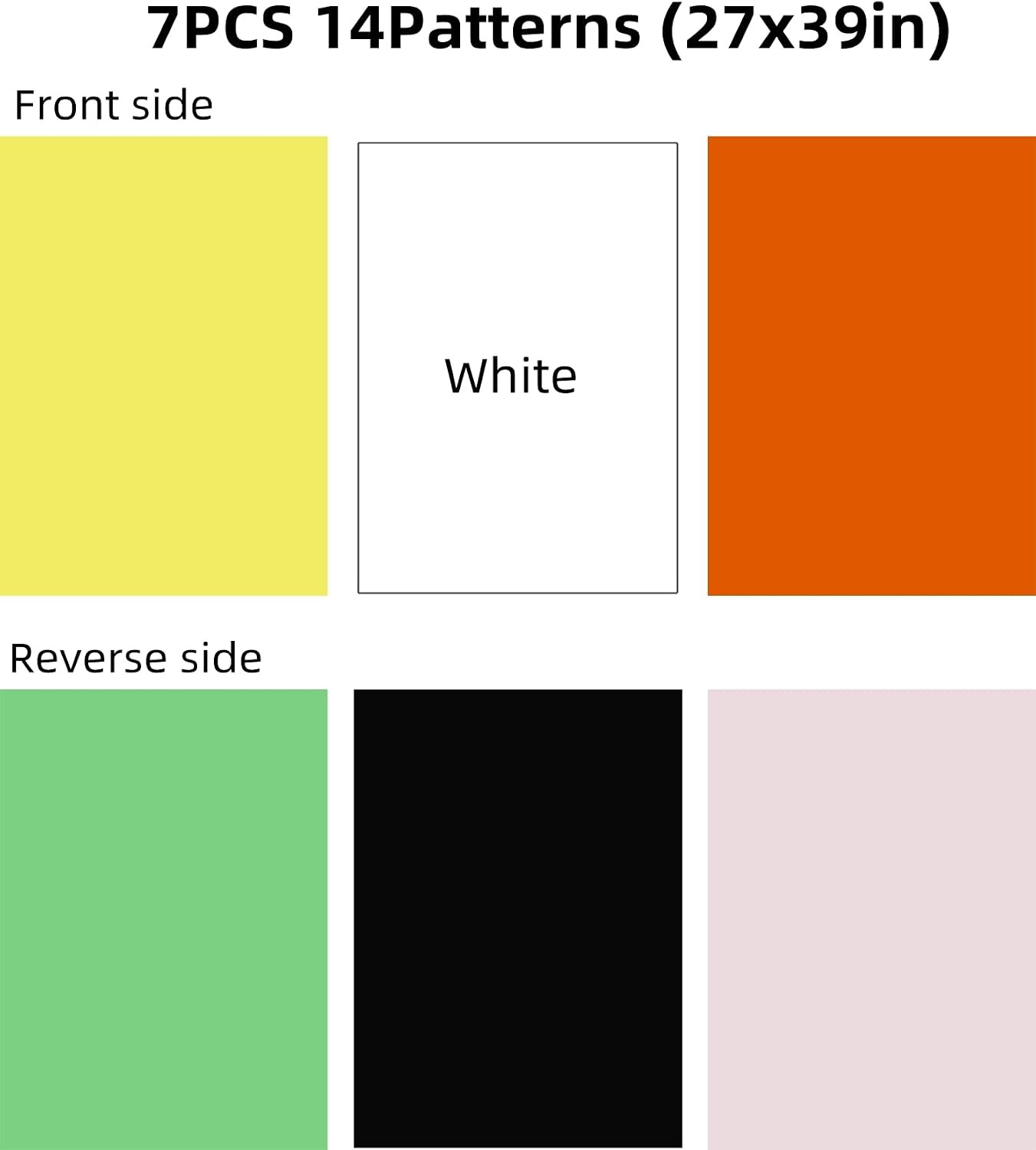 39x27in Product Photography Backdrops with Stand 7PCS 14Patterns Reusable Flat L