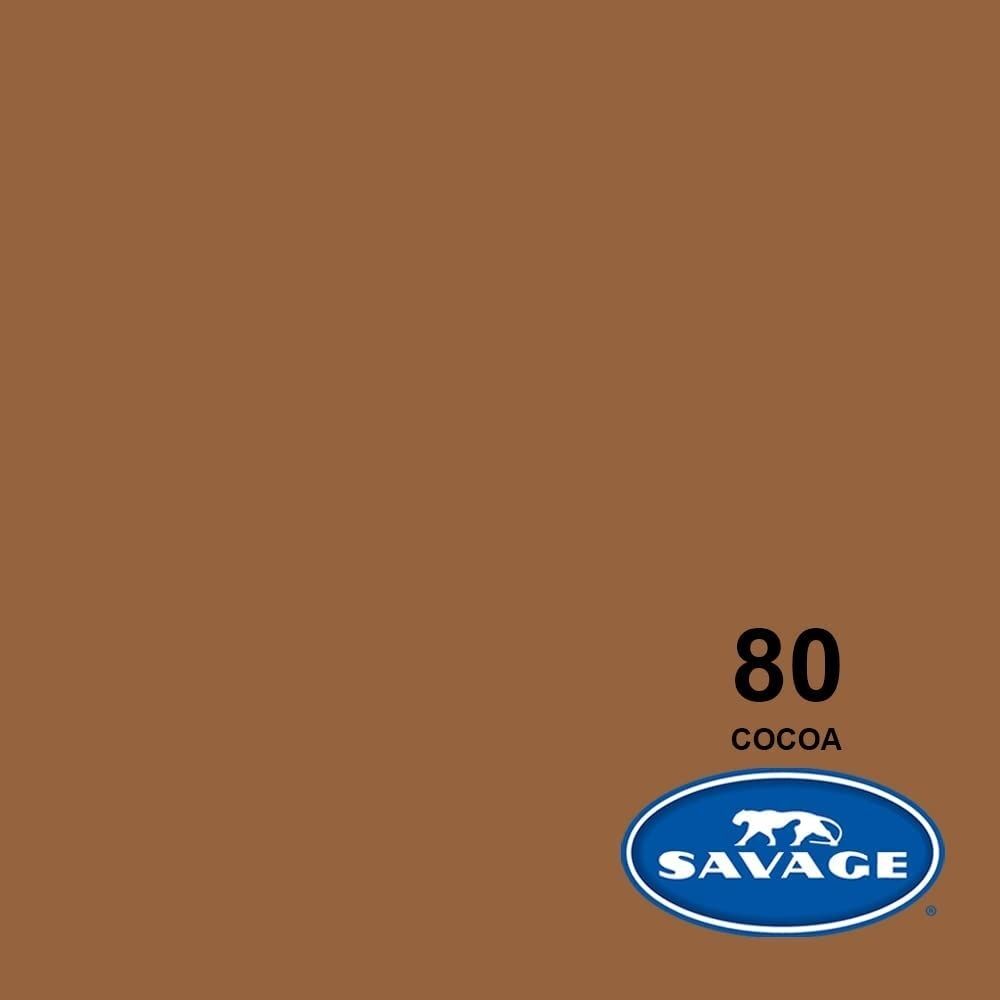 Savage Widetone Seamless Background Paper (#80 Cocoa, 86″Wide x 36’Long)