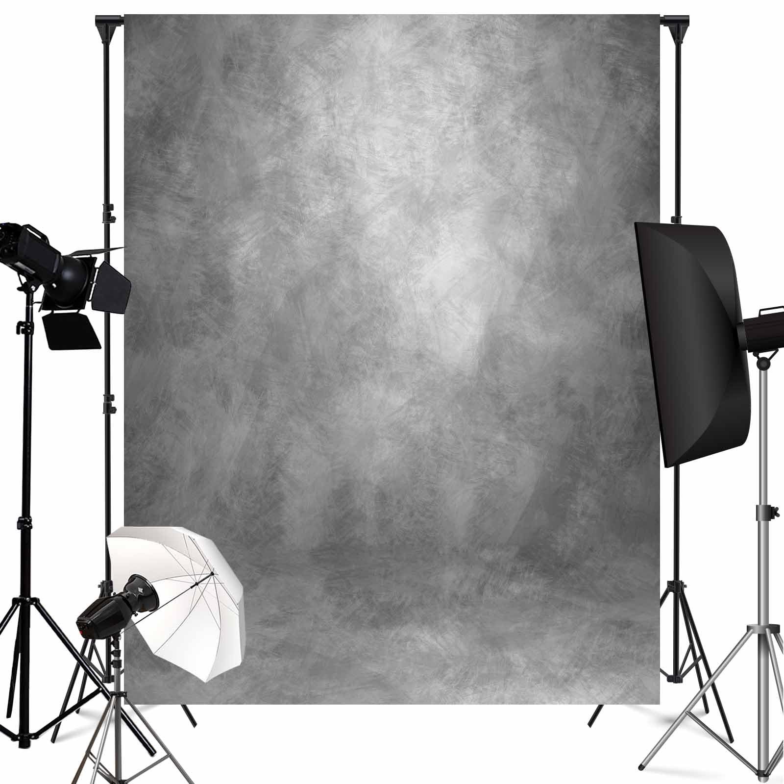 5x7ft Abstract Grey Backdrop for Photography Vintage Gray Photo 5x7ft,