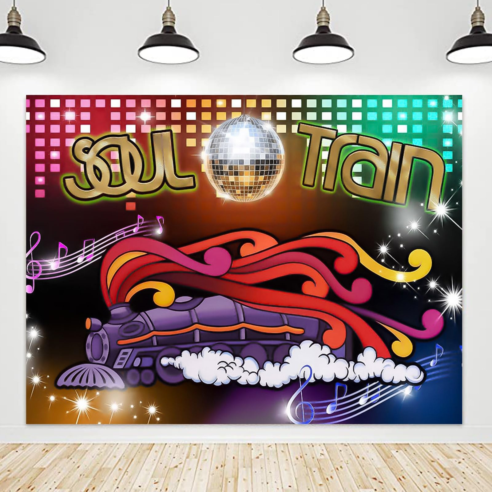 10x8FT 70’s and 80’s Disco Dancing Prom Party Decor Photo Background 70’s The…
