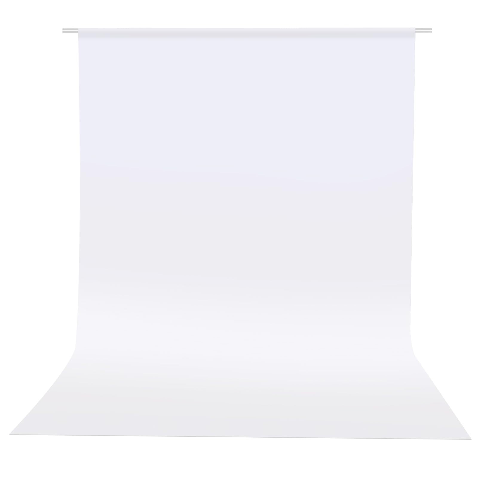 Photo Backdrop Curtains, 5X6.56 Ft White Backdrop for Photoshoot, White Photogra