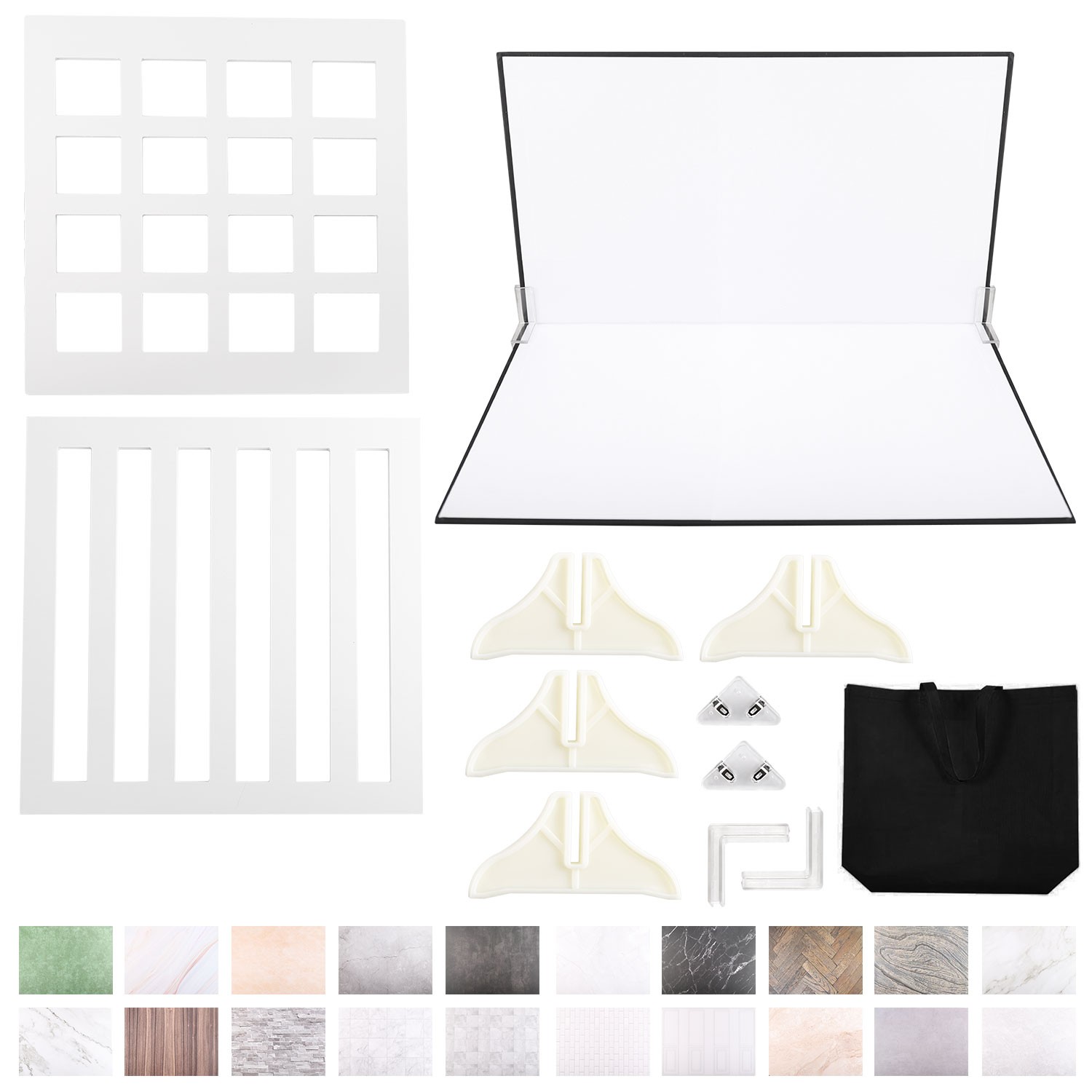 Photo Background Paper, Portable Backdrop Board for Food & Small Item Shooting