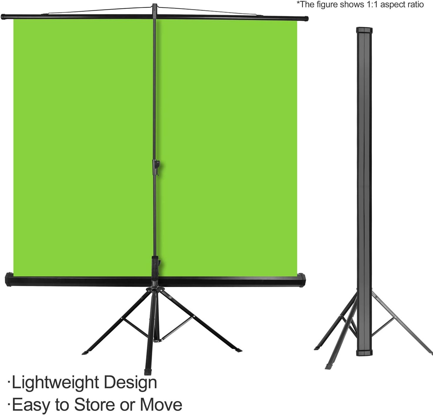 107″ Green Screen Stand, Professional Chromakey Background with Auto-Locking Fra