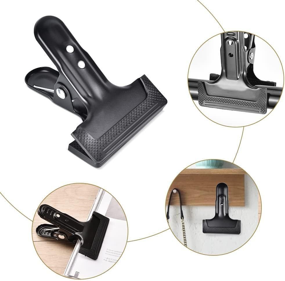 Backdrop Spring Clamps – 6 Pack of 4″ Heavy Duty Clips for Photography Backgroun