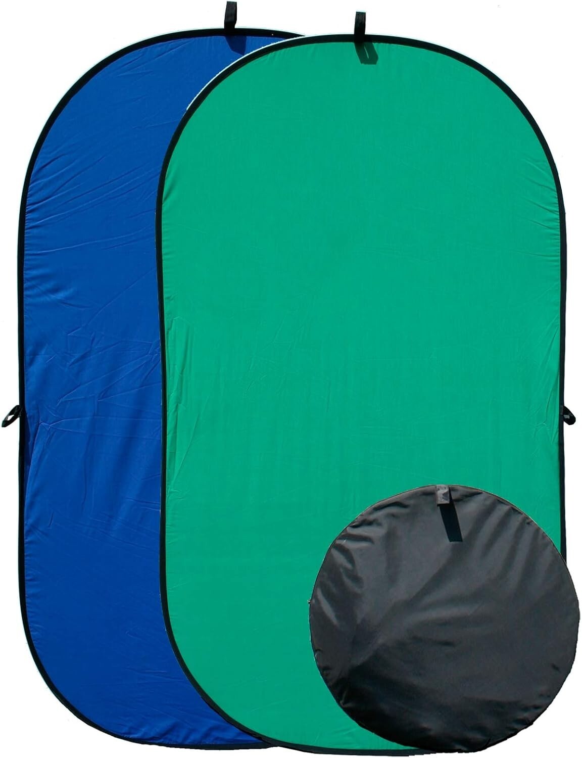 RPS Studio 4×7 ft Chroma Key Blue/Green Screen Reversible Twist-Fold Background