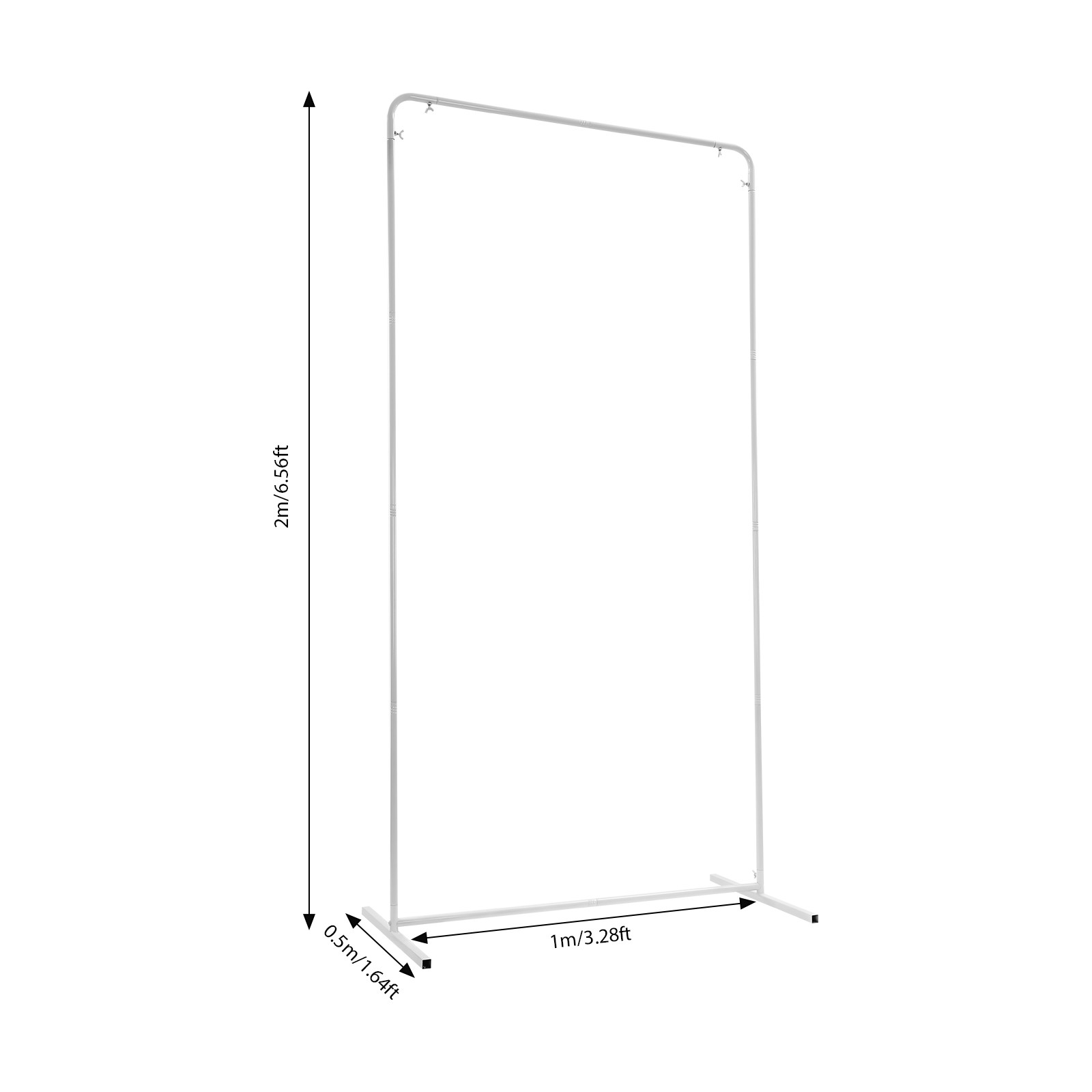 Wedding Backdrop Stand Backdrop Frame Backdrop Stand w/ Pull Rod&Elastic Fabric