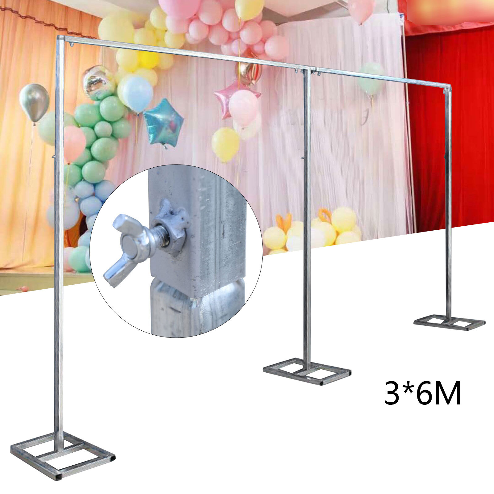 Wedding Backdrop Stand 20x10ft for Wedding Stage Party Backdrop Decoration