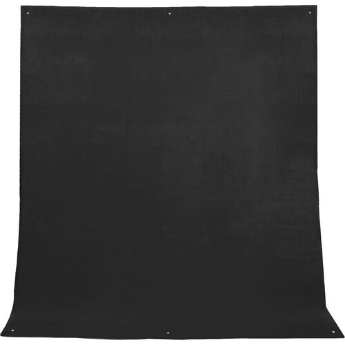 Angler WRB-B-910 Wrinkle-Resistant Fleece Background Black, 9 x 10′ w/Bag