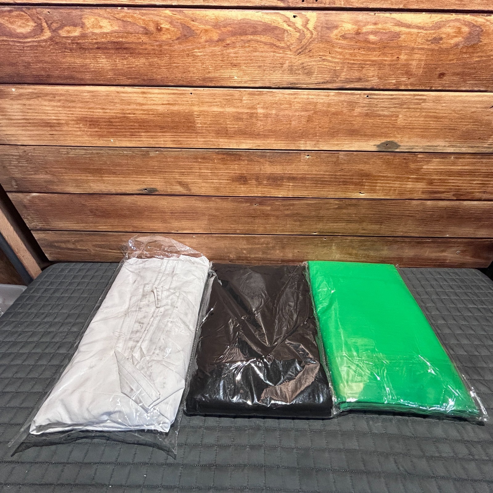 HYJ-INC Photo Video Studio Stand and Backdrop(Green, White, Black) in box