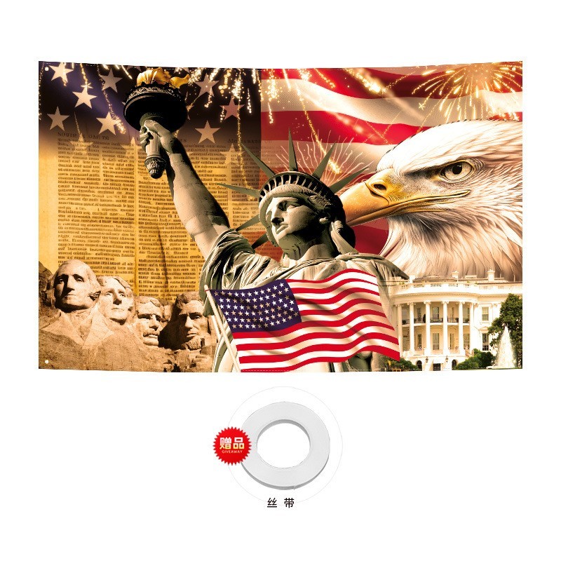 Custom Banner Backdrop Cloth for US Veterans Day Decorations 180*115cm