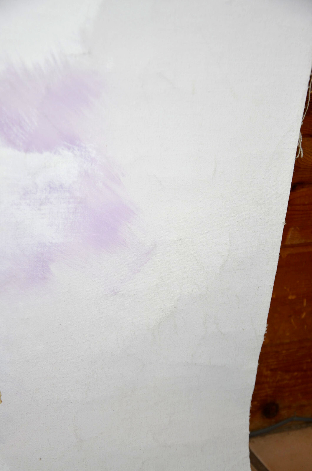 Photography Backdrop Hand Painted Pastel Pink Blue Brushstroke Vtg Large 80×70