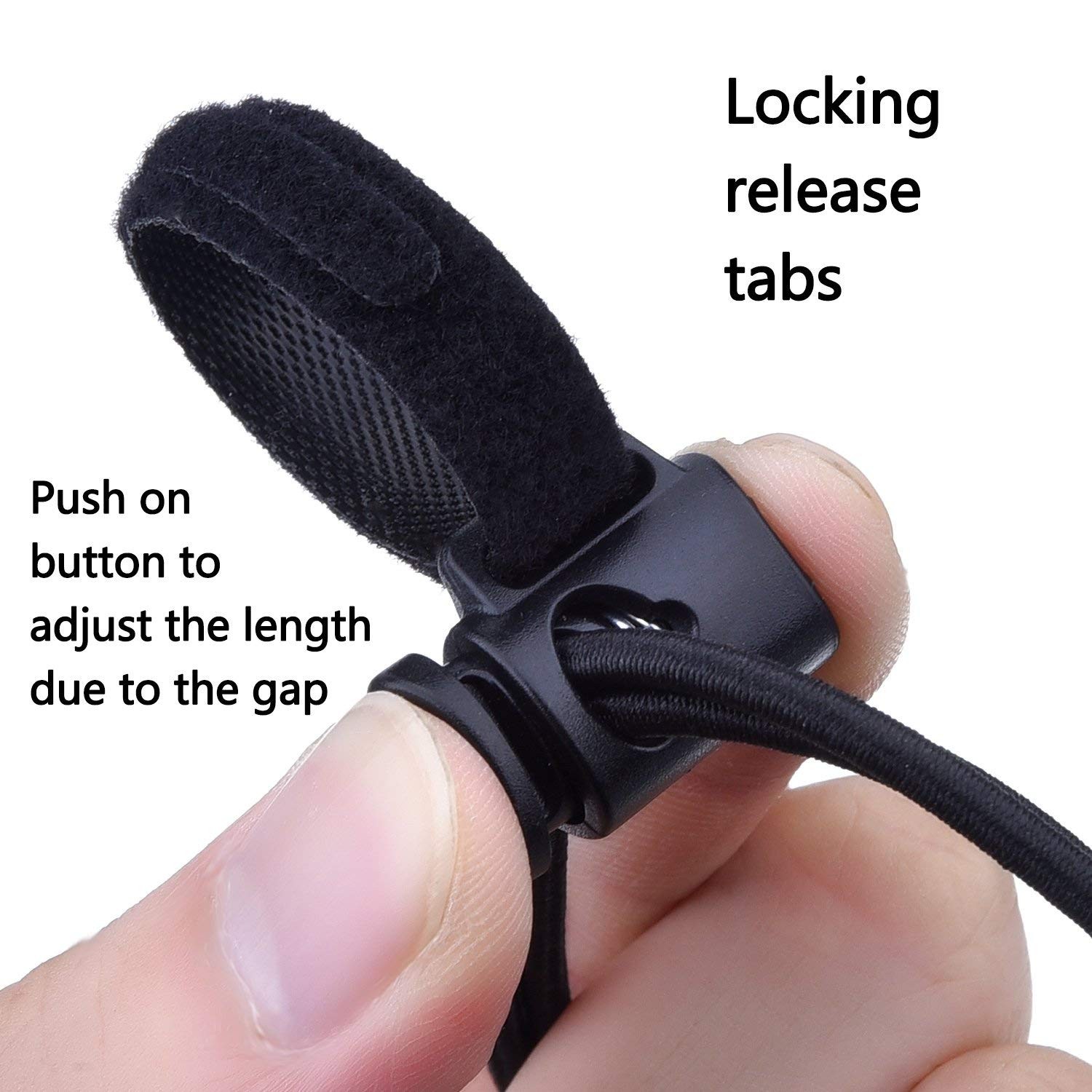 Backdrop Background Clips Holder for Photo Video Studio, 12 One Size, Black