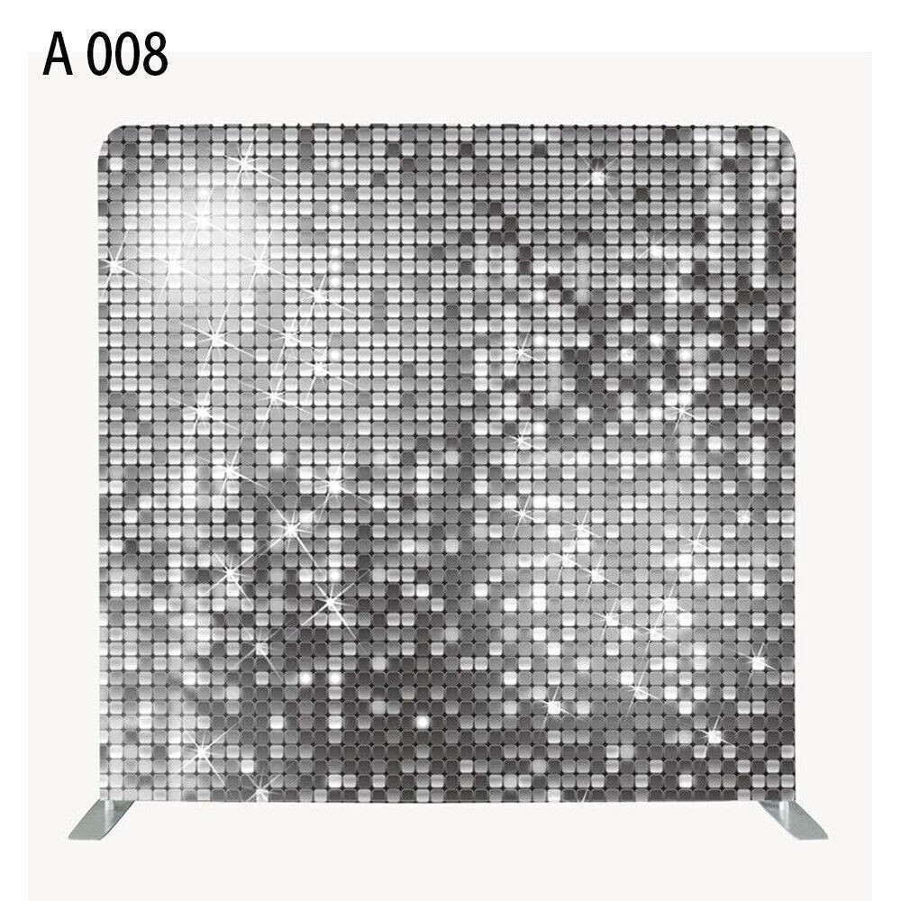 Christmas Photo Backdrop with Sturdy Stand (Custom Image Available) for Parties