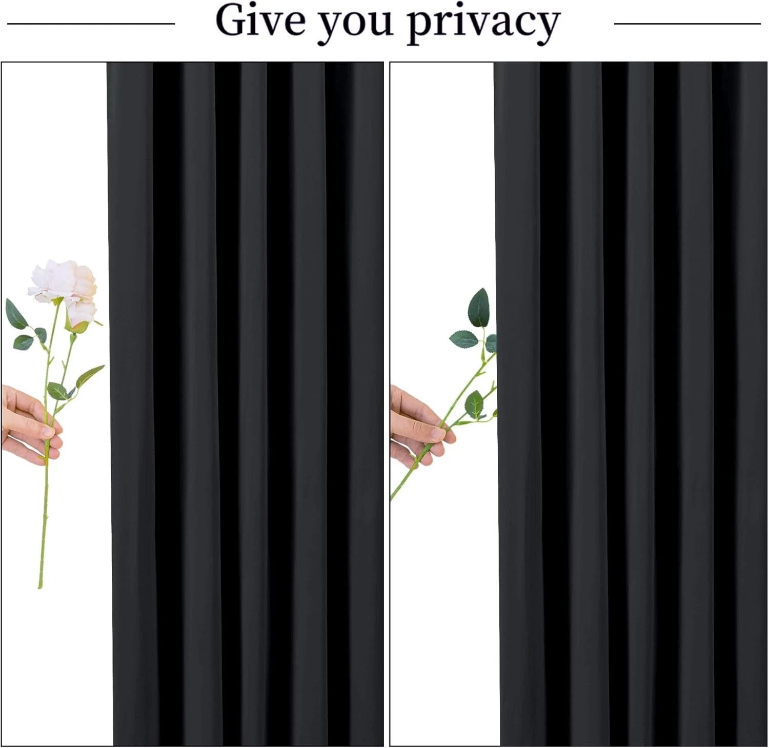 Elegant Black 20ft x 10ft Backdrop for Photography & Parties – 4 Panels Included