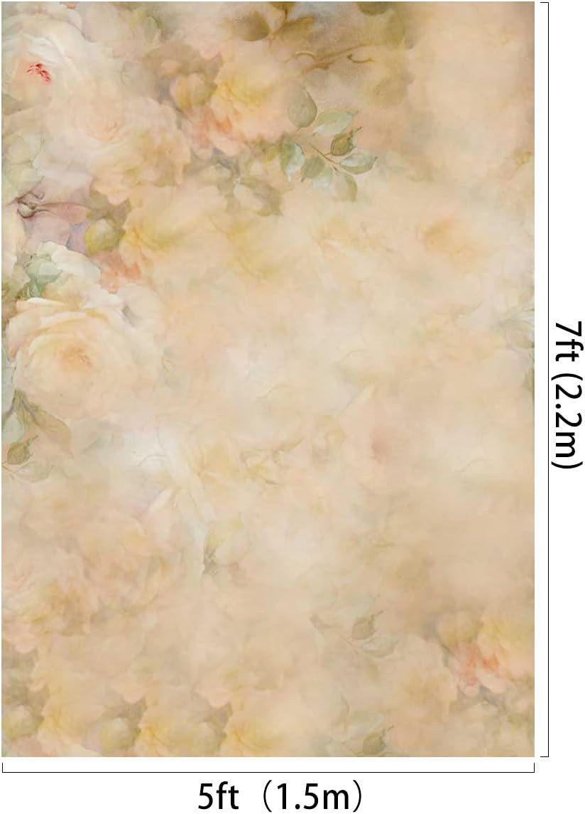 Kate 5X7Ft/1.5X2.2M Flower Style Photography Backdrop Fine Art Flowers Wedding P