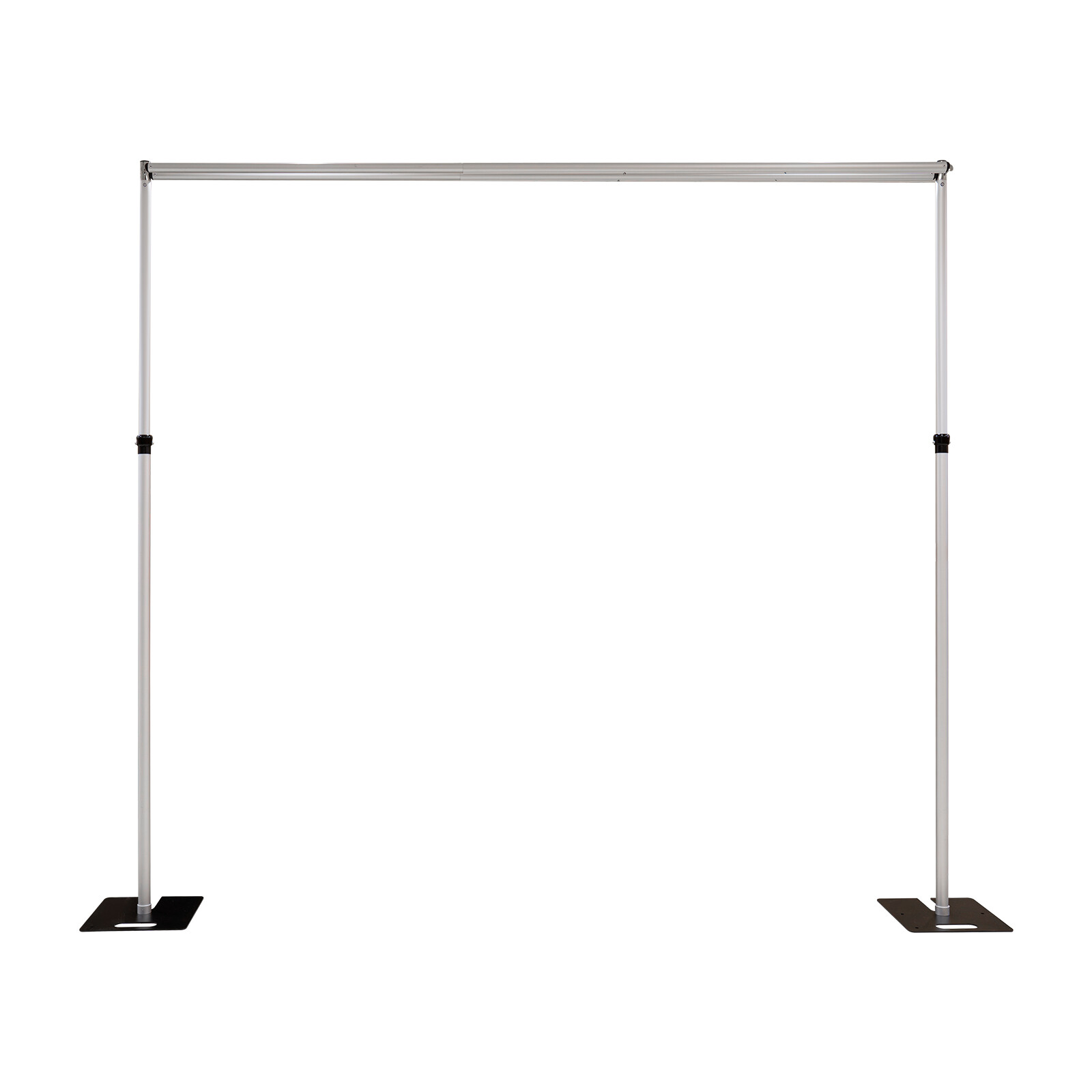 Backdrop Stand Double Rod Adjustable Background Stand Background Holder W/2 Base