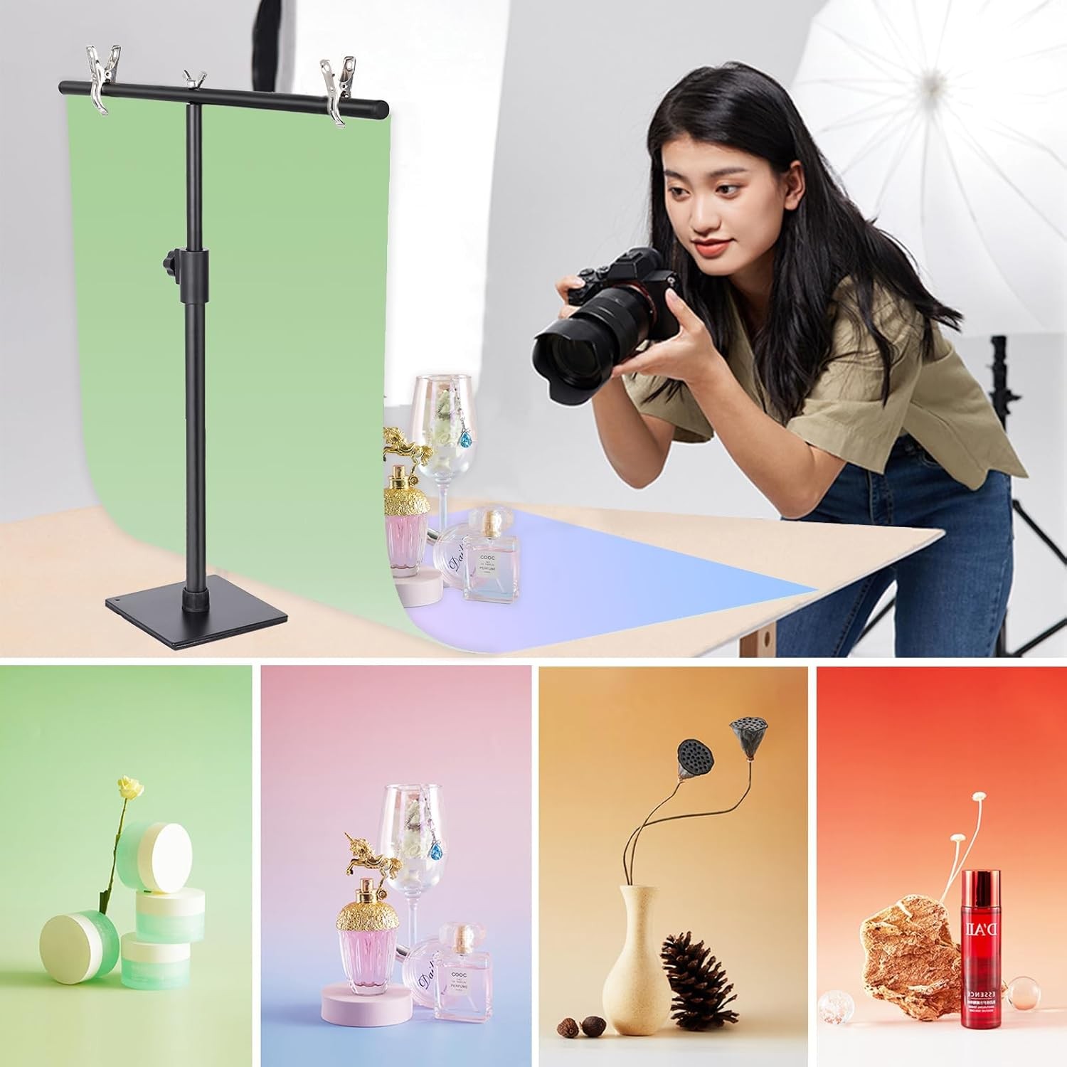 Photography Backdrop Small Size Paper Background for Product & Portrait