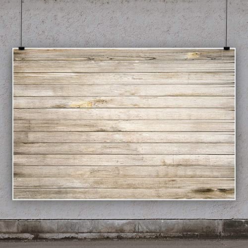 10x8ft Rustic Wooden Board Photography Backdrop – Vintage Texture for Portraits