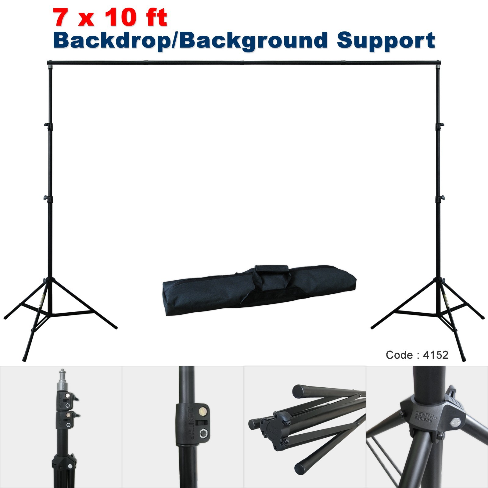 Linco Studio Photography Studio Lighting and Background Kit W/Muslin Backdrops
