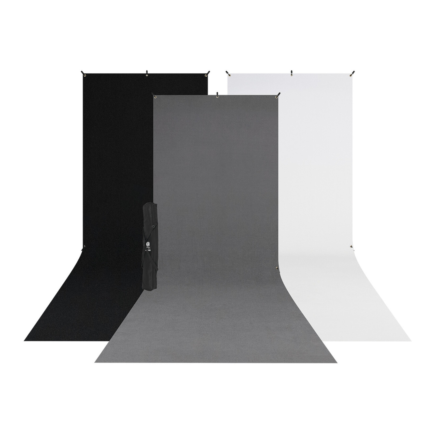 Westcott X Drop 3 Pack Sweep Backdrop Kit 5 x 12 ft