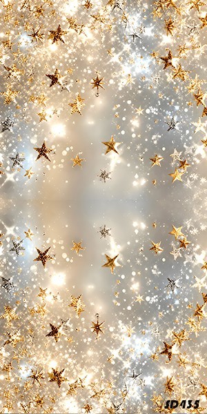 10’x20’CP Gold Star Light Spot Scene Microfiber Fabric background backdrop SD435