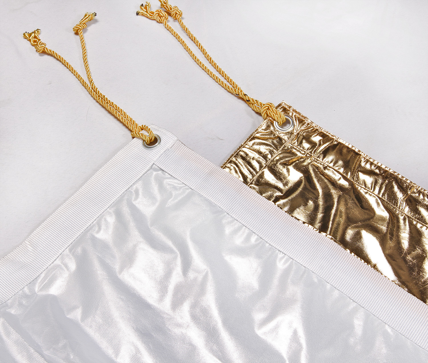 12’x12′ 12×12 3.6×3.6m Golden Reflector Cloth overhead butterfly reflect bounce