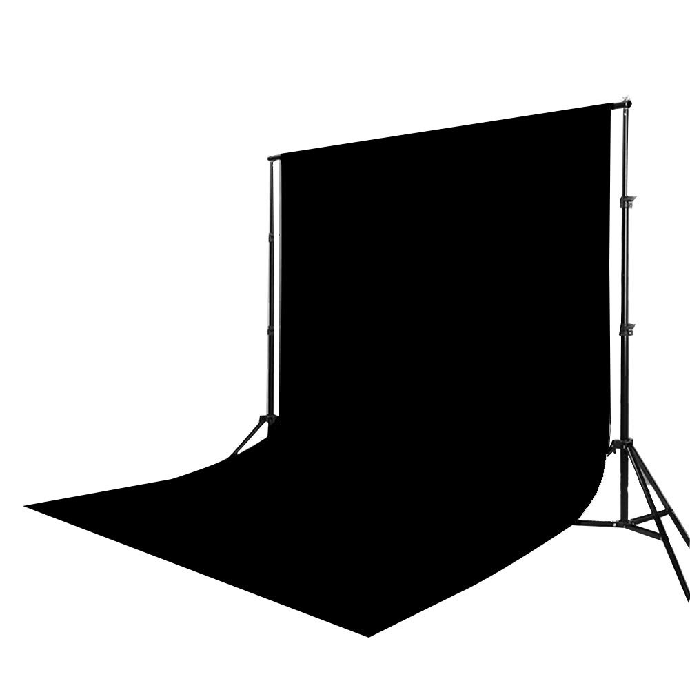 Black Velvet Photography Backdrop,Light Absorbing Non Reflective Solid Profes…