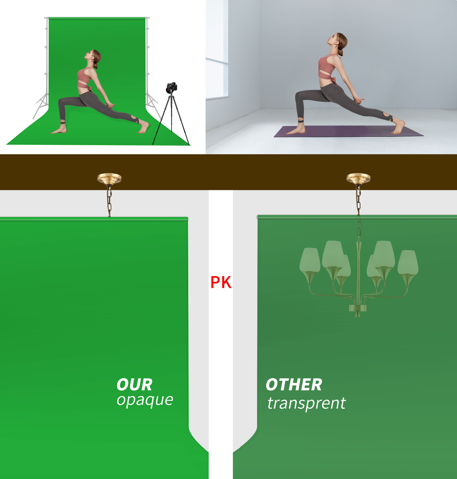 Chromakey Screen Backdrop Background for Photo Studio 10x10ft 10×6.56ft 10x20ft