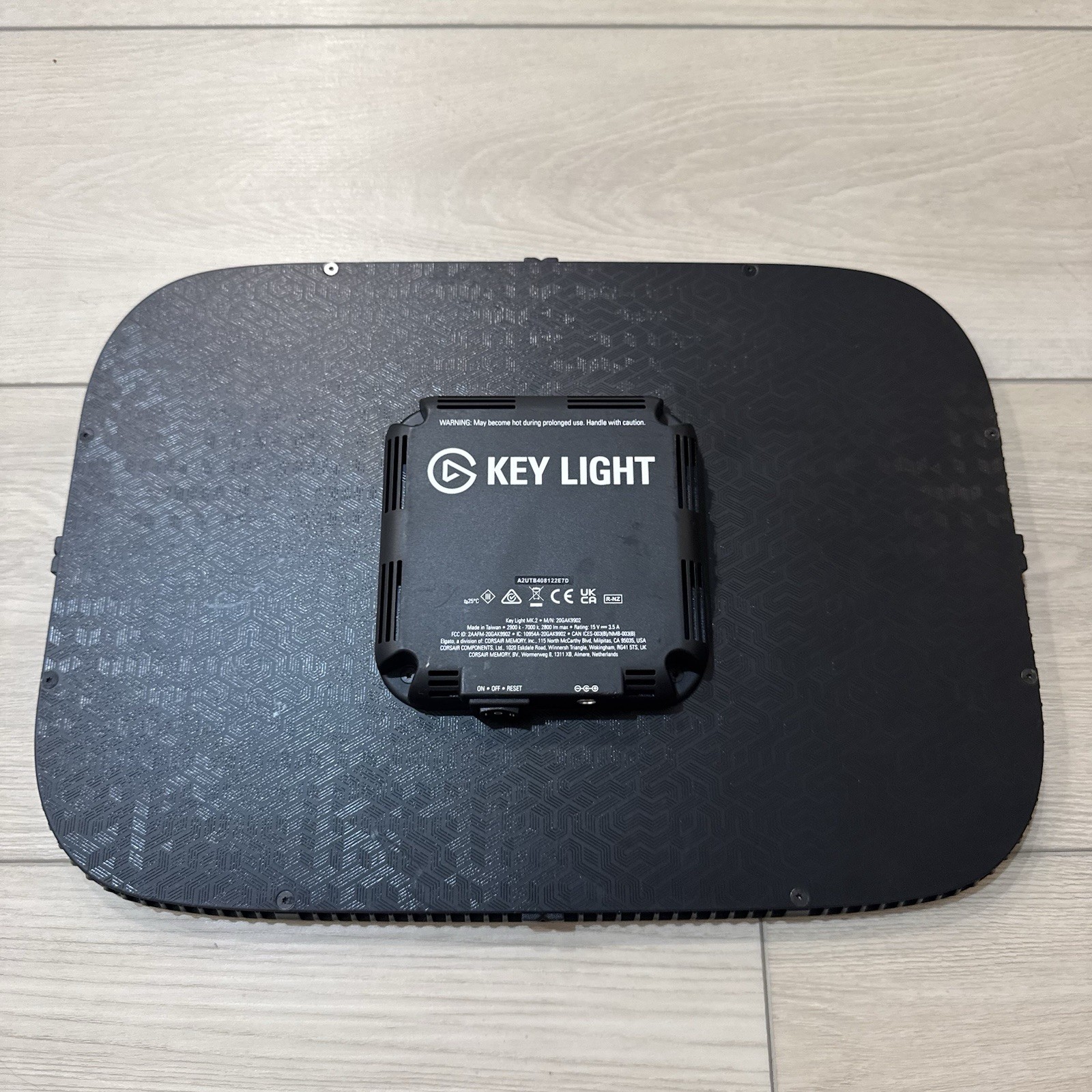 Elgato Key Light Mk.2 2800 Lumens Wi-Fi LIGHT ONLY – No Power Cord/Accessories