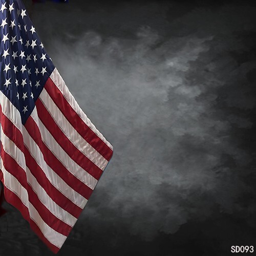 10’x10′ CP USA Flag Grey Abstract Microfiber Fabric background backdrop SD093