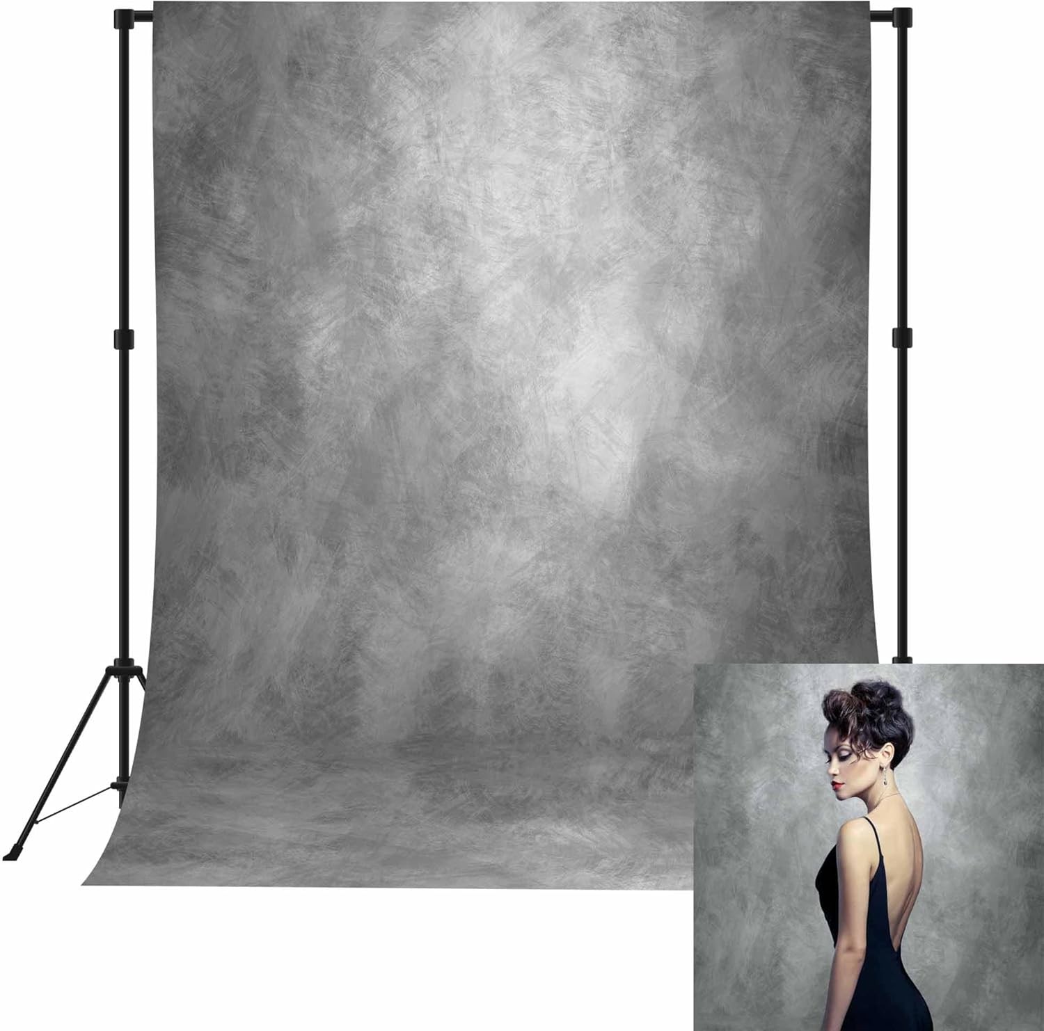 8x10ft Light Grey Backdrop Abstract Photography Backdrop for Professional Studio