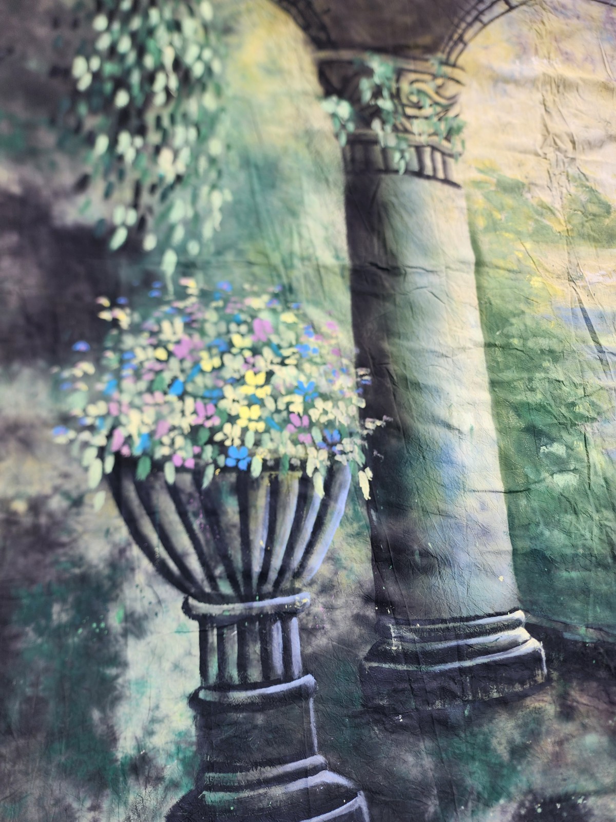 10x12ft Scenic Civichrome Photo Backdrop Garden Arches