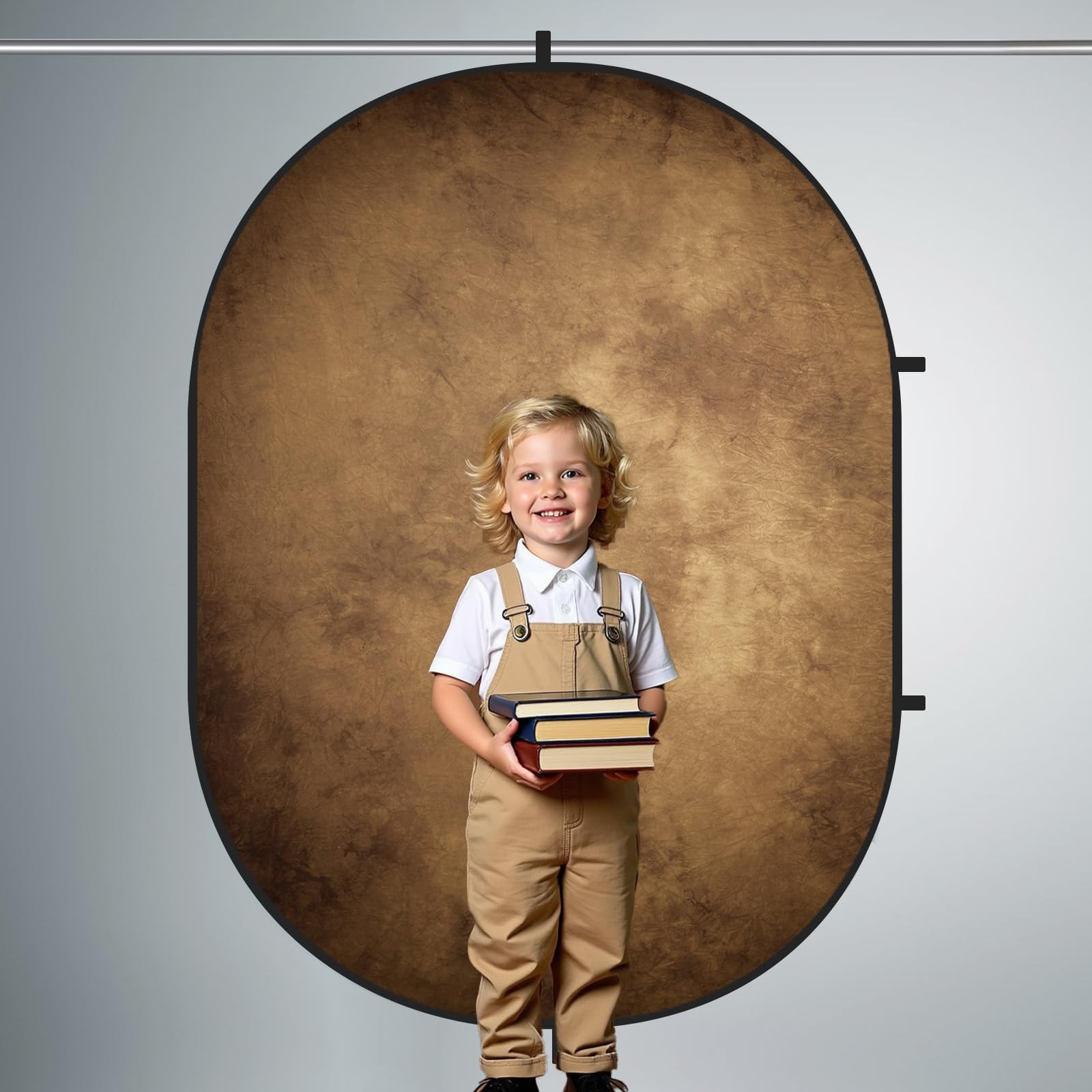 Kate 5×6.5ft Collapsible Backdrop Pop Up Photo Backdrops Grey 5×6.5ft, CB02