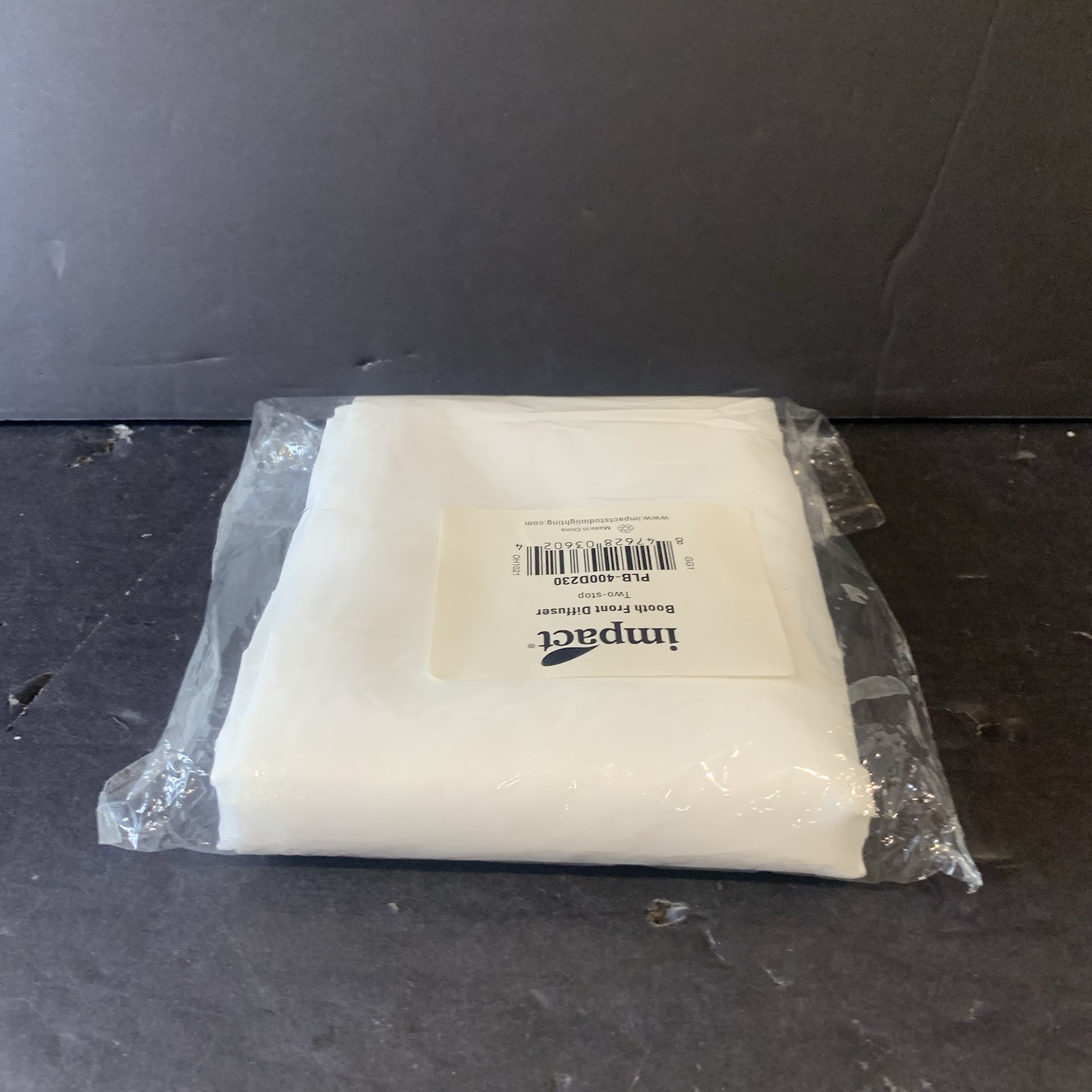 IMPACT Photo Pro Booth PLB-400 Booth Stop Front Diffuser WHITE