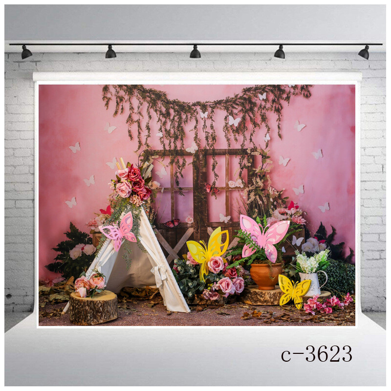 Large Balloon Photography Background Festival Party Stage Photographic Backdrop