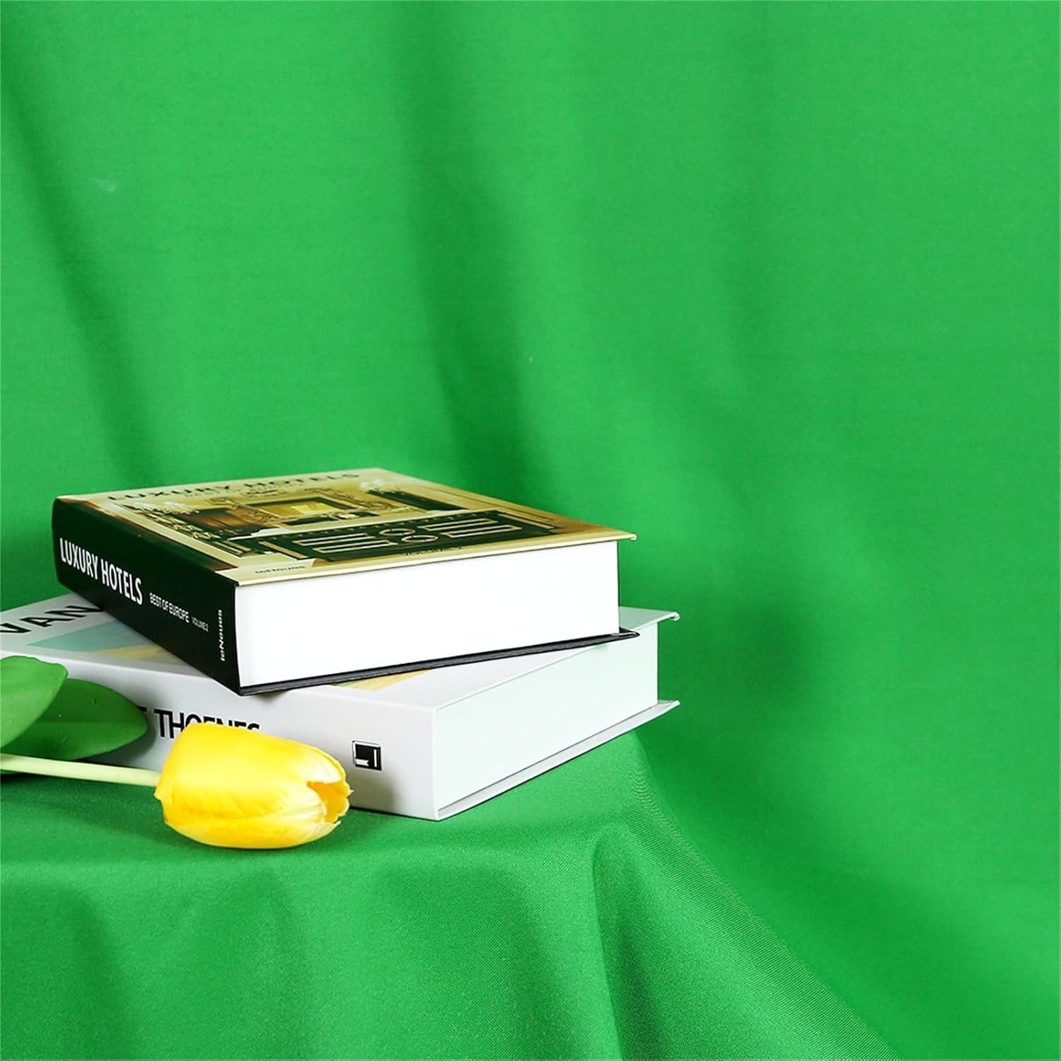 Green Screen Backdrop, 5 X 6.5Ft Greenscreen Background for Photoshoot, Small Gr