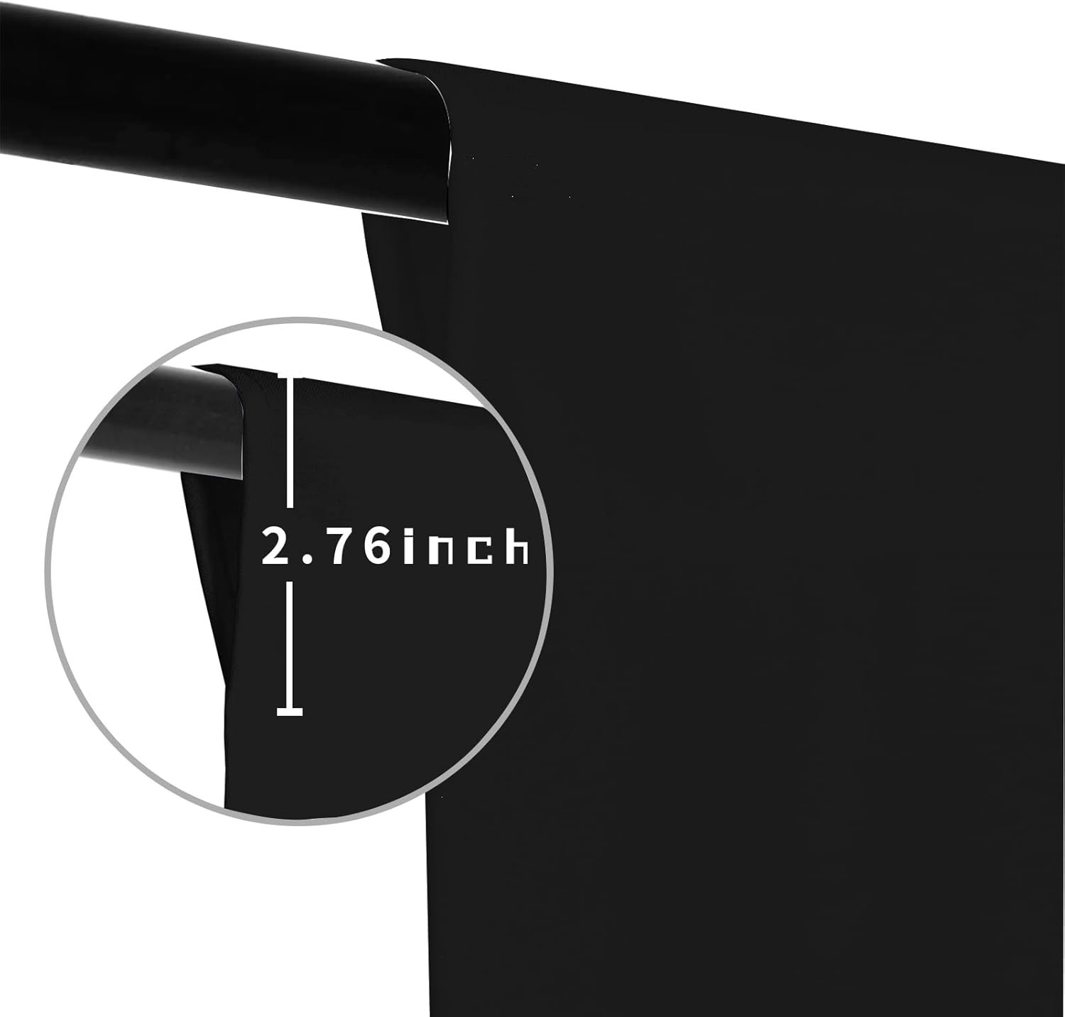 Versatile Black Photography Background 8x10FT – Machine Washable & Easy Setup