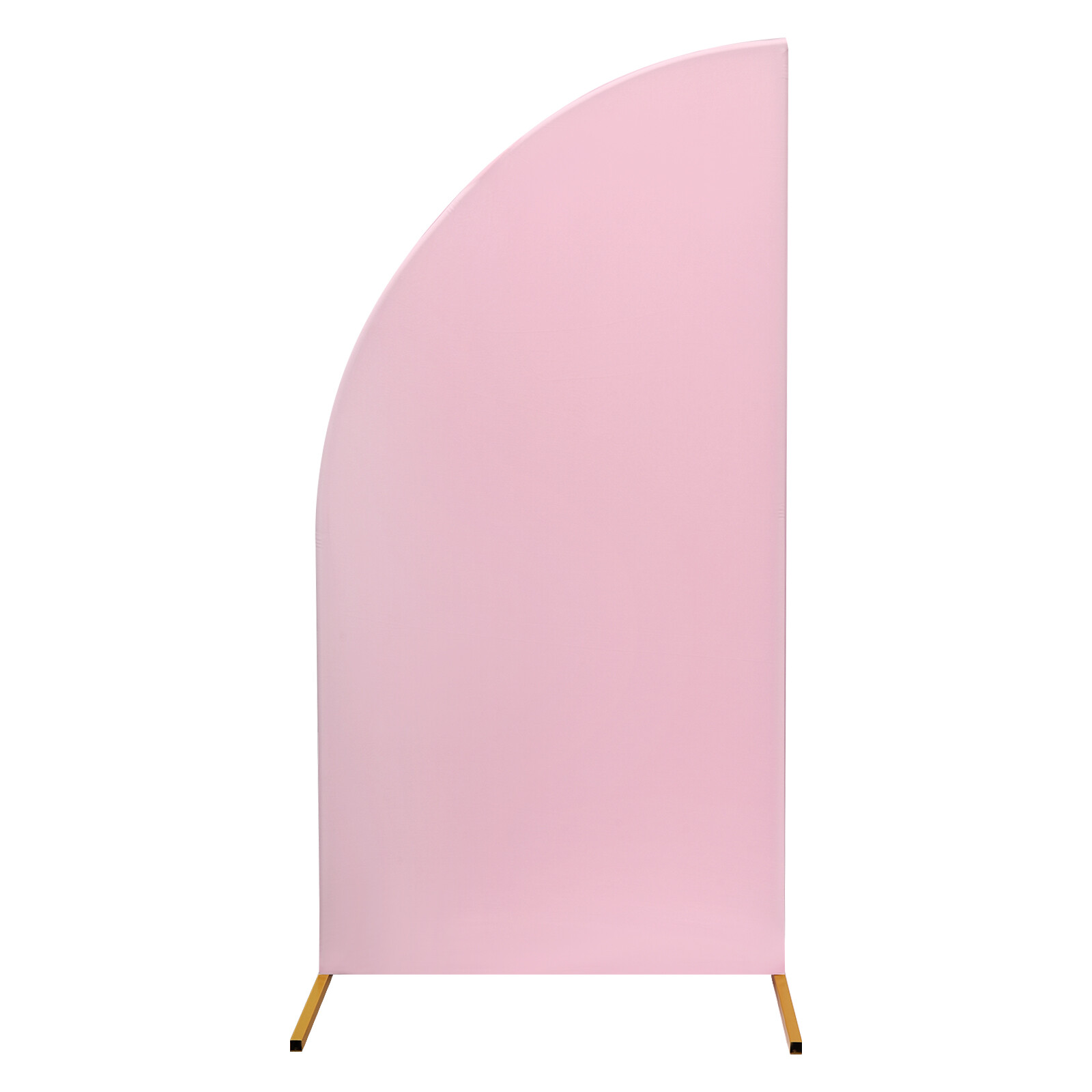 Pink Wedding Arch Cover & Golden Wedding Arch Backdrop Stand Set Party Ceremony
