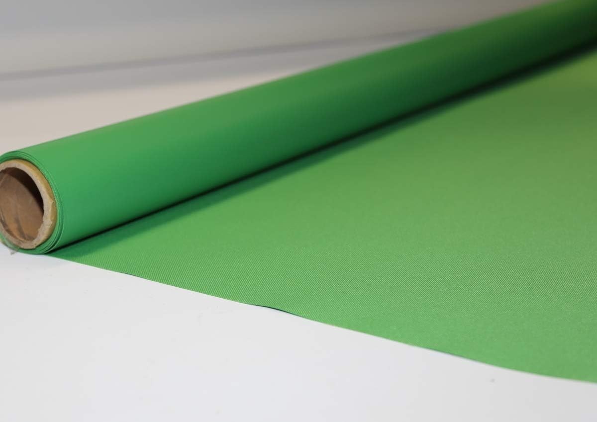 ChromaKey Green Screen Fabric Backdrop – 600x300D Waterproof PVC Canvas – 58″