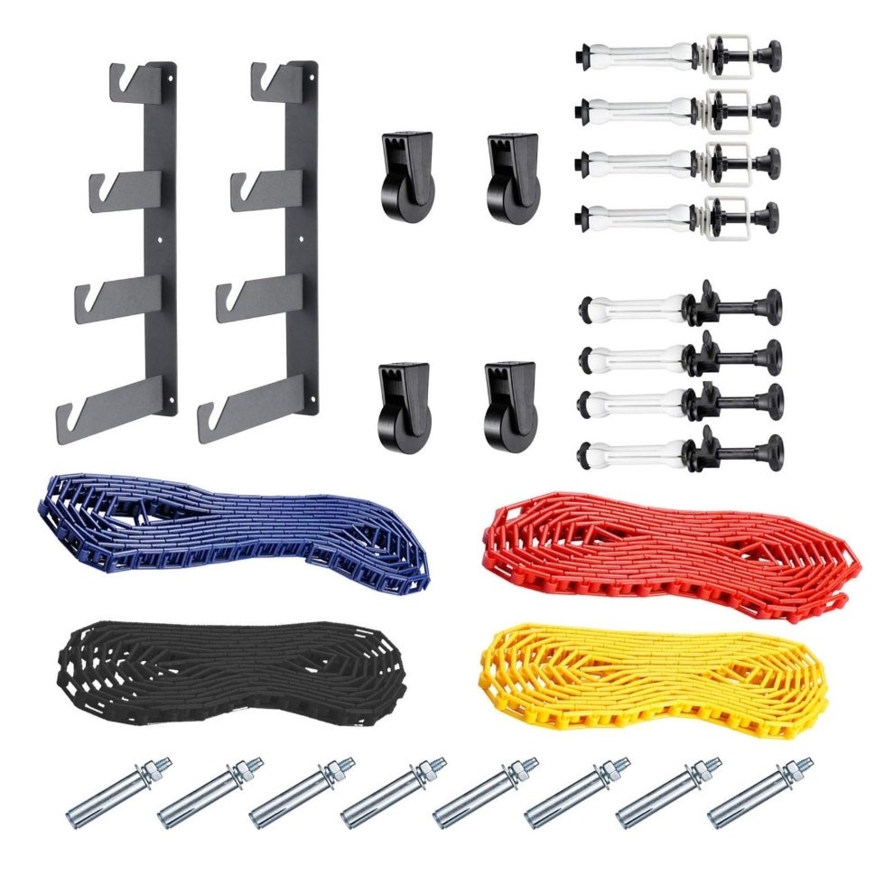 NEEWER 4-Roller Wall Mount Manual Photography Background Support System