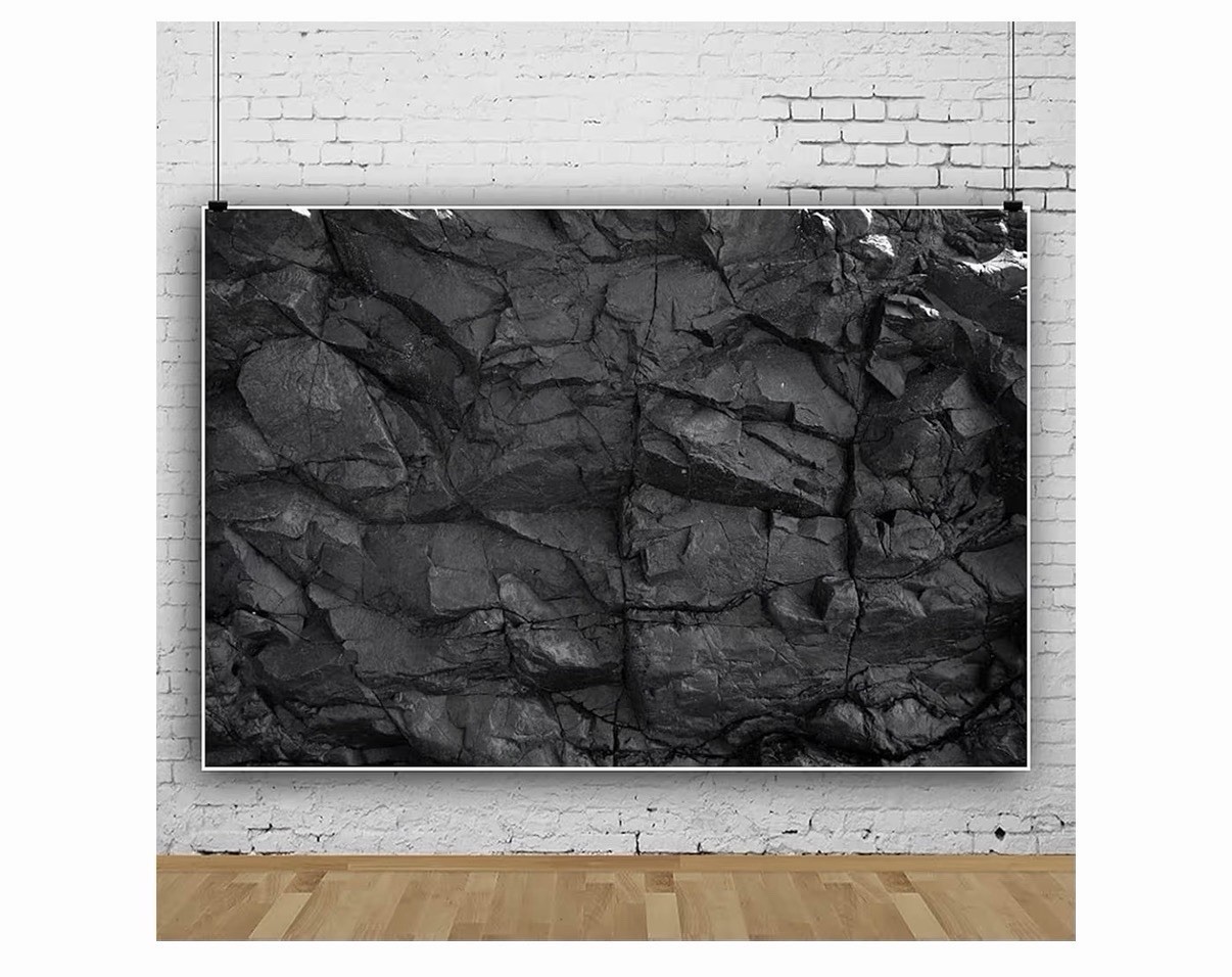 10x8ft Vintage Theme Black Brick Wall Photography Background Studio Props