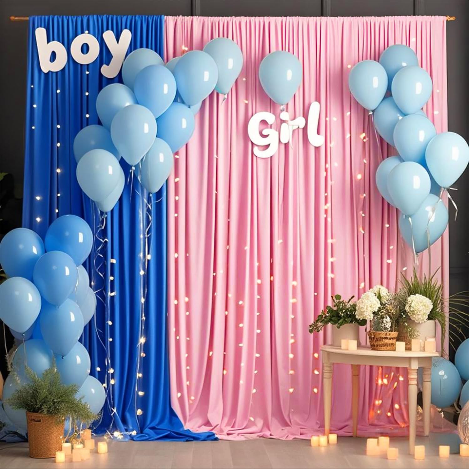 2 Panels 5ft X 10ft Royal Blue Backdrop Curtains for Party – WENSINL Wrinkle …