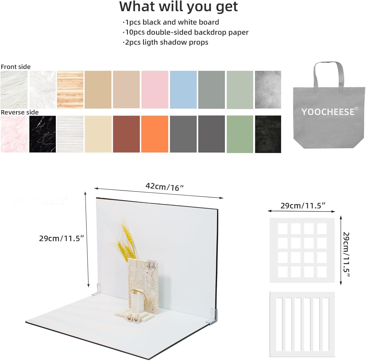 Photography Backdrop Product Photo Background: 10pcs/20pattern Small Product