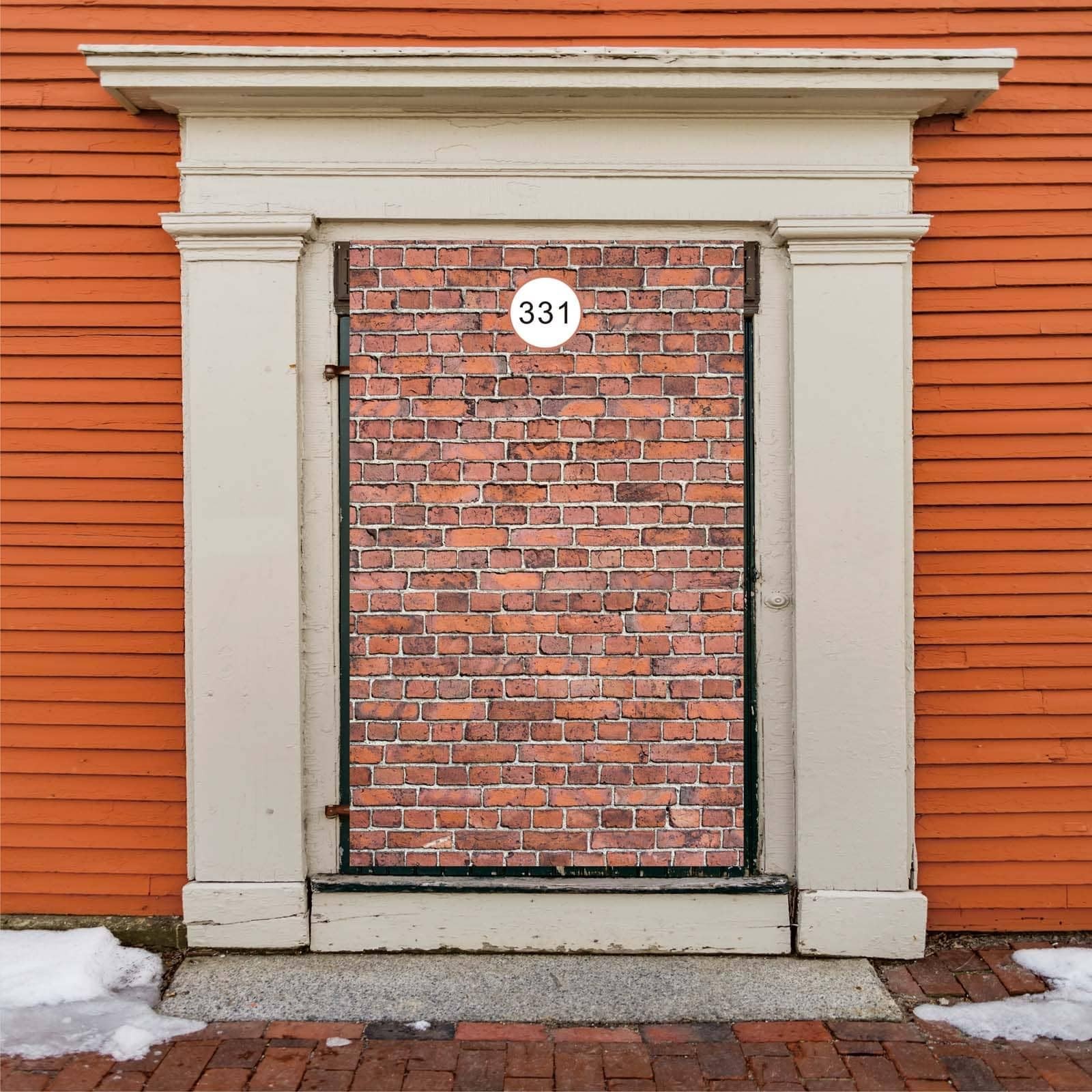 Brick Wall Backdrop,78.7″x 49.2″ Inch Door Curtain, Wizard Party Supplies, Ha