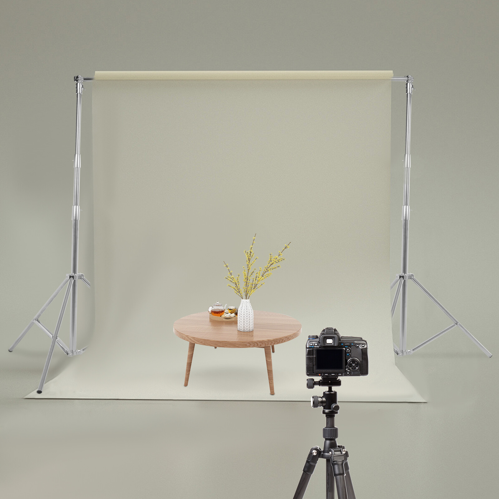 Adjustable Photo Backdrop Stand Photography Background Stand Support Holder