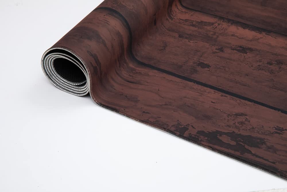 Kate Dark Brown Wood Flooring Backdrop Photography Floor Mats 8x5ft, Color1