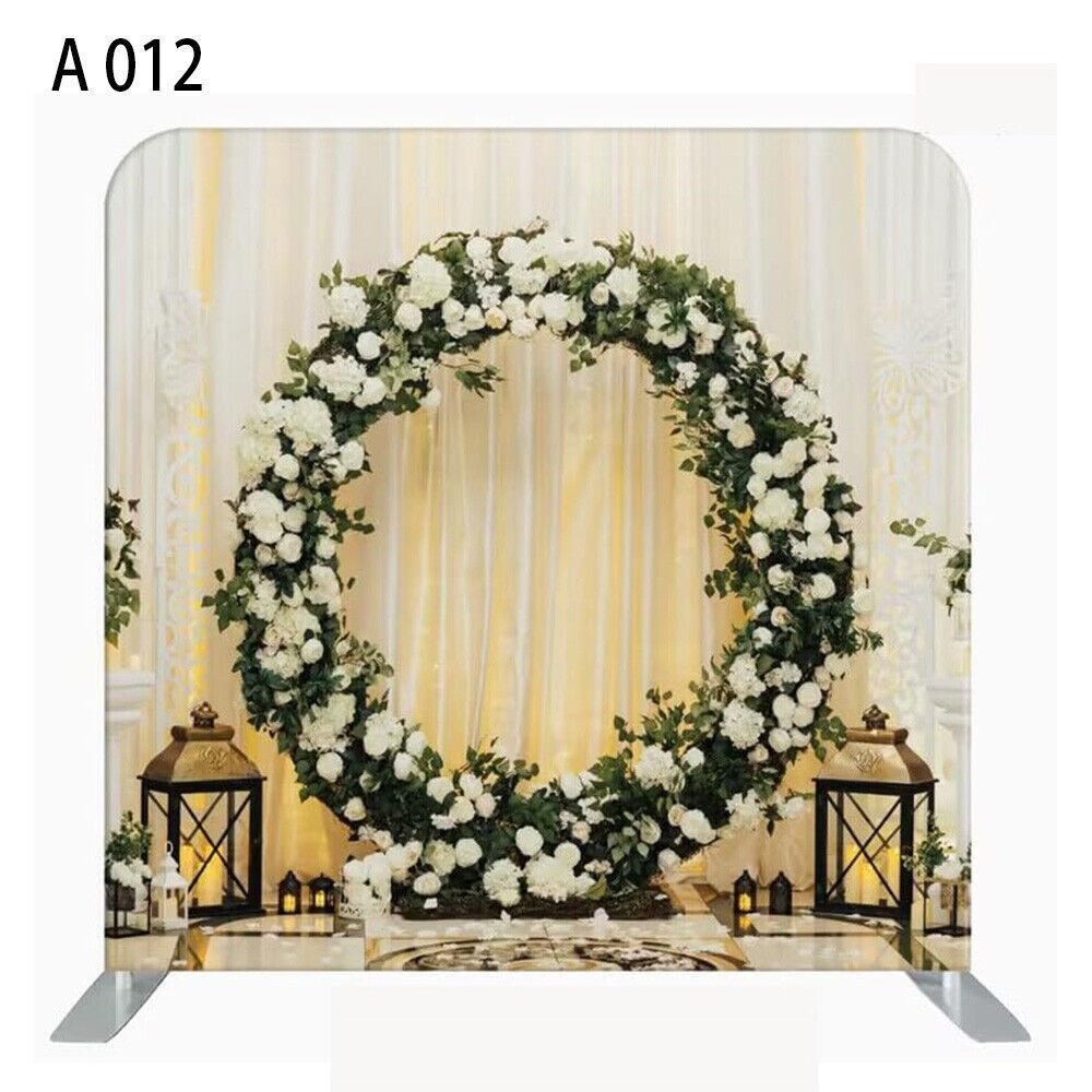 Christmas Photo Backdrop with Sturdy Stand (Custom Image Available) for Parties