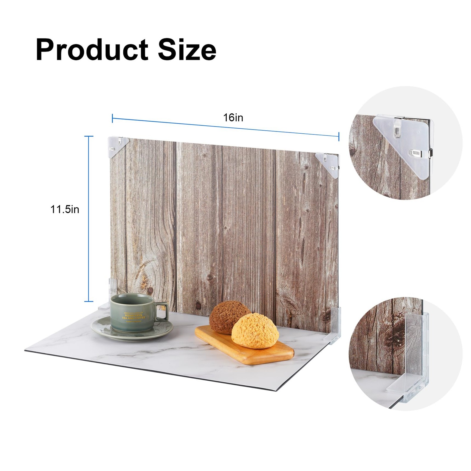9 PCS Small Product Photo Backdrop Board Kit 18 Patterns Food 16×11.5 Inch