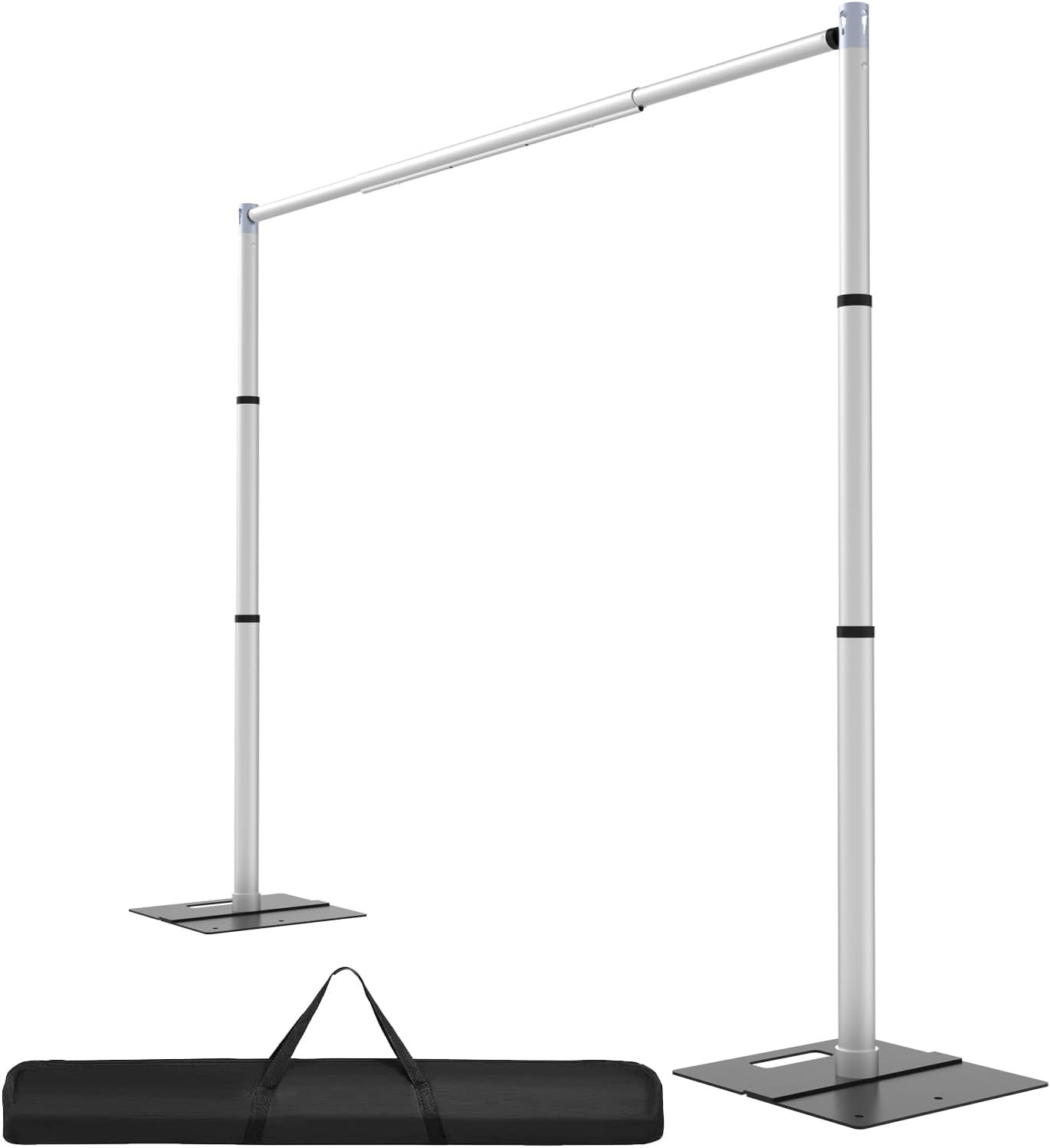 Backdrop Stand Heavy Duty 10X10Ft, Adjustable Metal Frame Pipe and Drape,Backgro